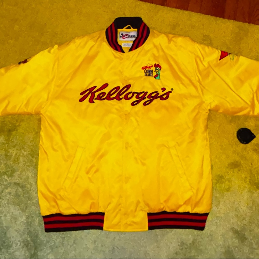 Chase Authentics NASCAR Terry Labonte bomber jacket Kellogg’s size XXL 2XL